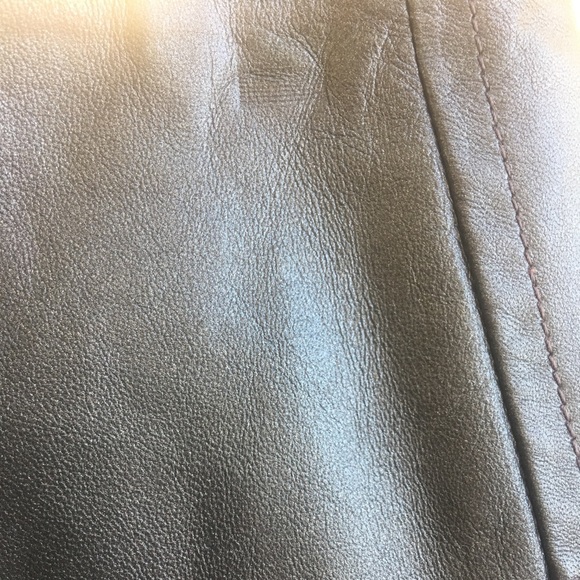 ❌SOLD❌ W By Worth Charcoal Gray Leather Pencil - Picture 8 of 8